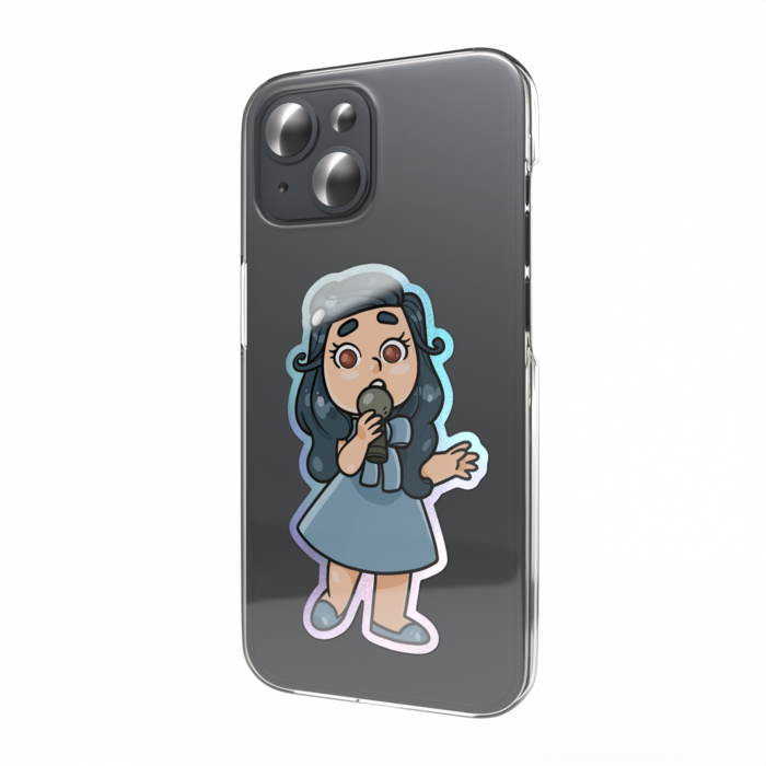 オーロラスマホステッカー - 縦