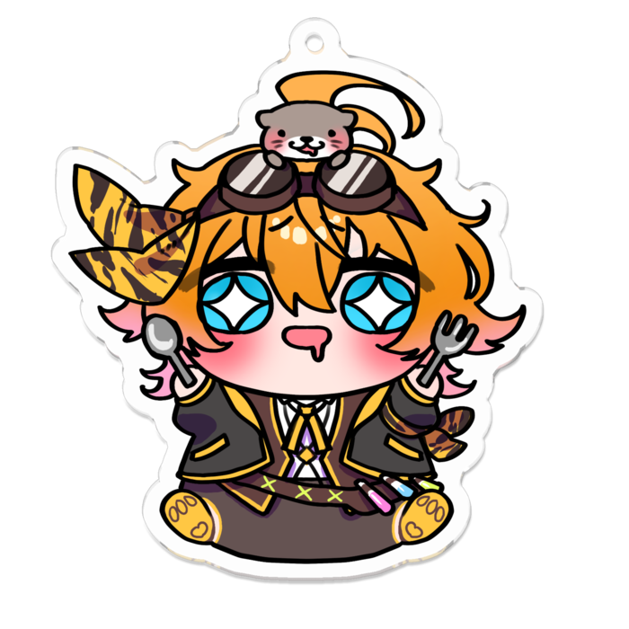 アクリルキーホルダー - 70 x 70 (mm)