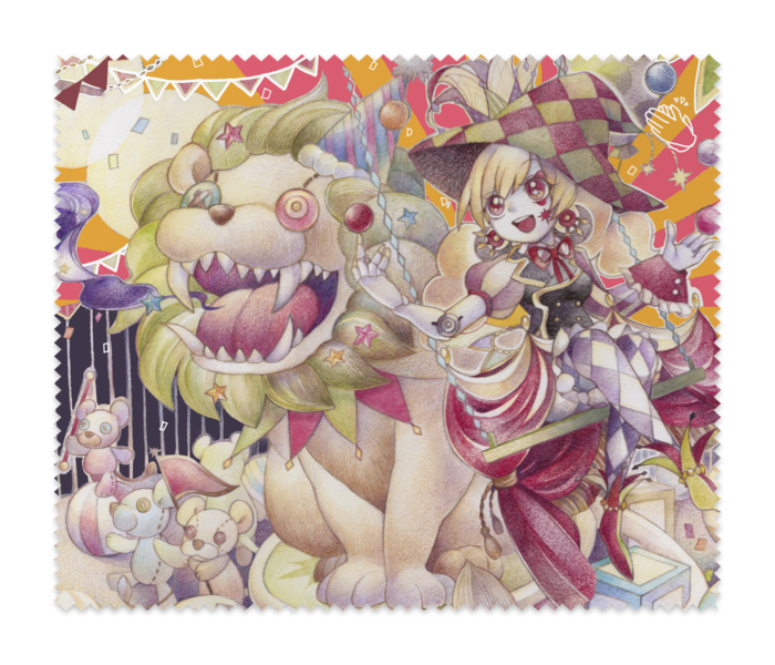 メガネ拭き【夜産みライオンと独りの見世物】