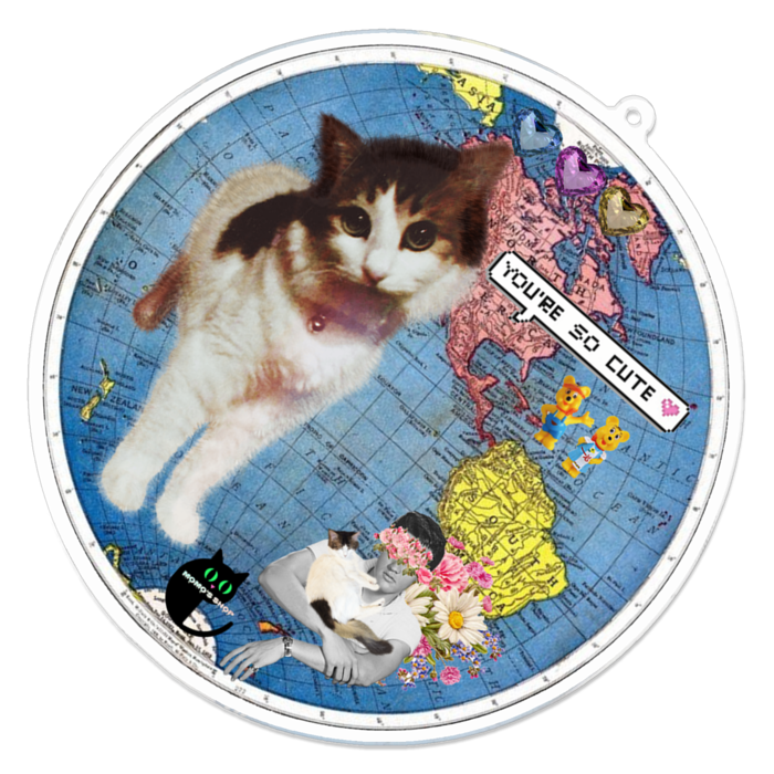 アクリルキーホルダー - 100 x 100 (mm)