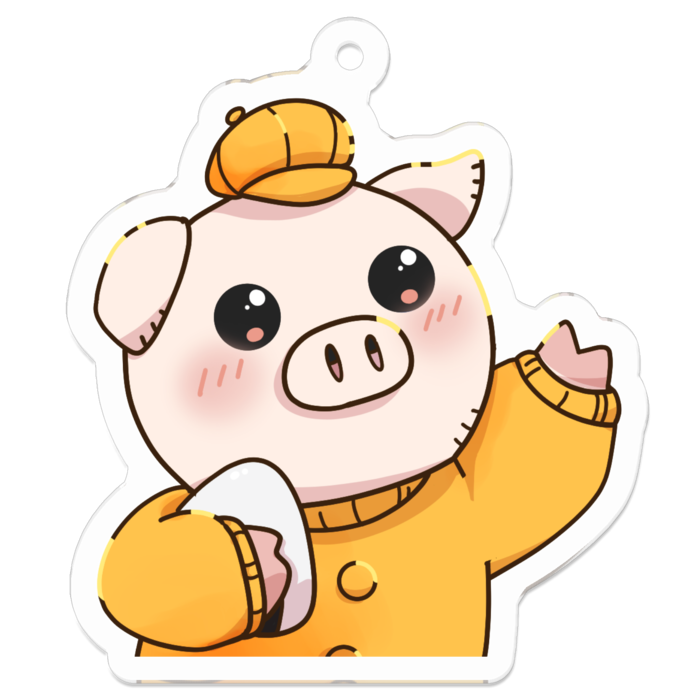 アクリルキーホルダー - 50 x 50 (mm)