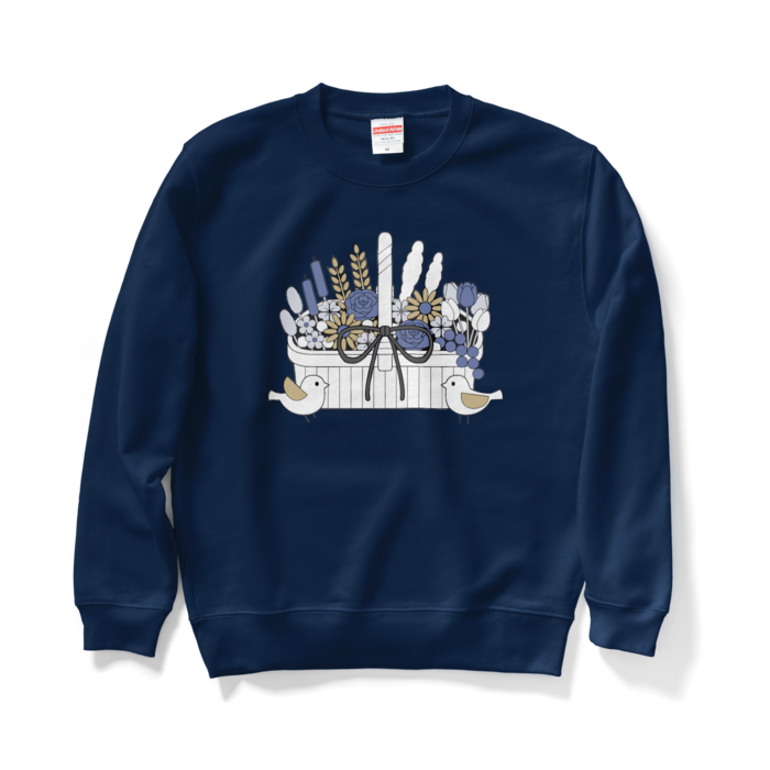 スウェットA　紺色　M