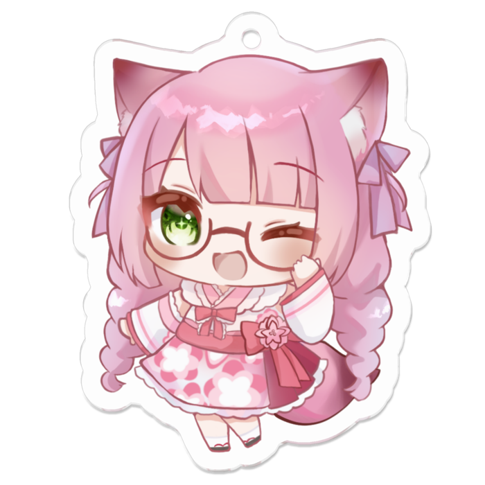 アクリルキーホルダー - 50 x 50 (mm)