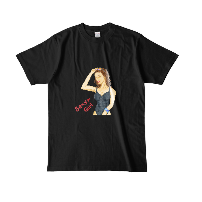 カラーTシャツ(濃色) - L - ブラック