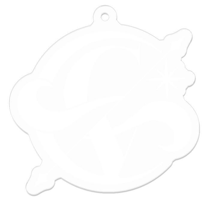アクリルキーホルダー - 50 x 50 (mm)