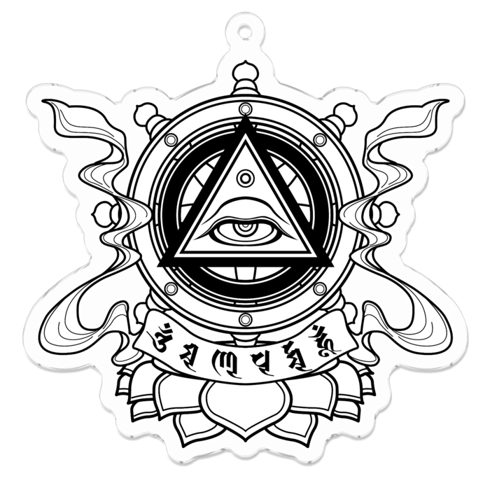アクリルキーホルダー - 70 x 70 (mm)