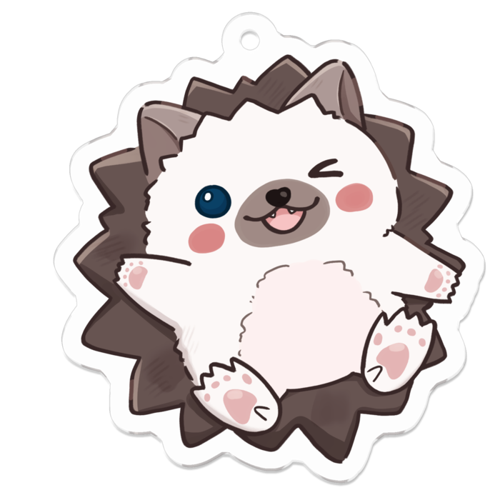 もやしんアクリルキーホルダー - 50 x 50 (mm)