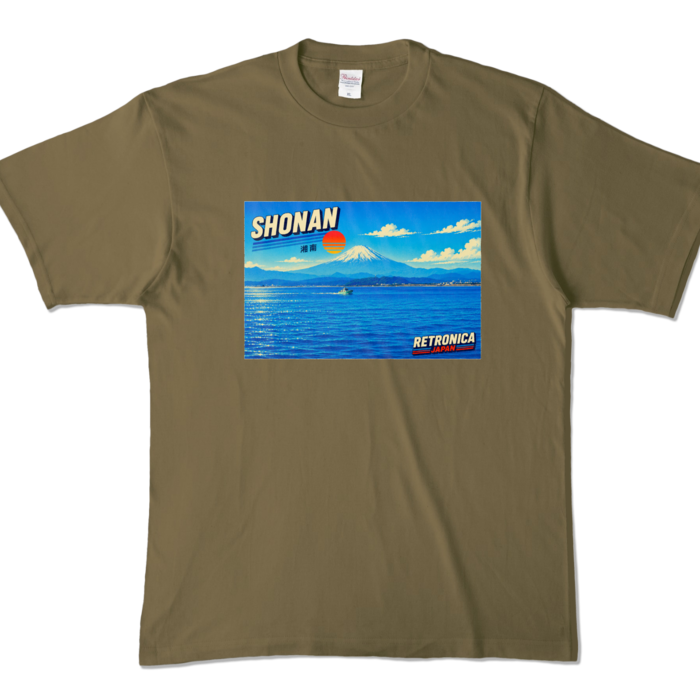 カラーTシャツ - XL - オリーブ (濃色)