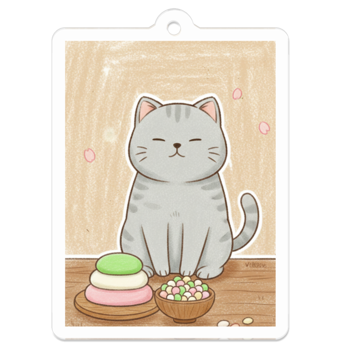 アクリルキーホルダー - 50 x 50 (mm)