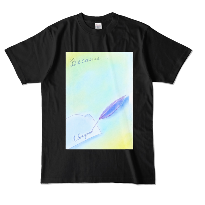 カラーTシャツ - L - ブラック (濃色)