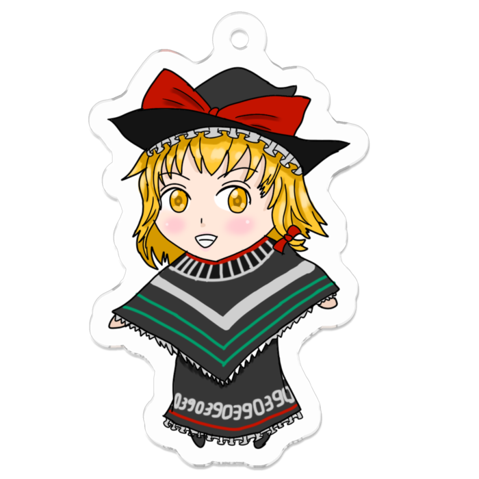 アクリルキーホルダー - 50 x 50 (mm)