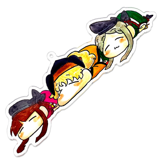 アクリルキーホルダー - 100 x 100 (mm)