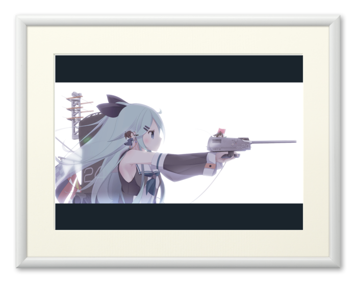 A4サイズ (額色: ホワイト)