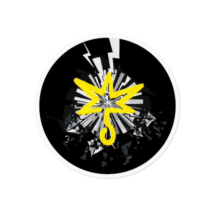 ステッカー - 100 x 100 (mm)