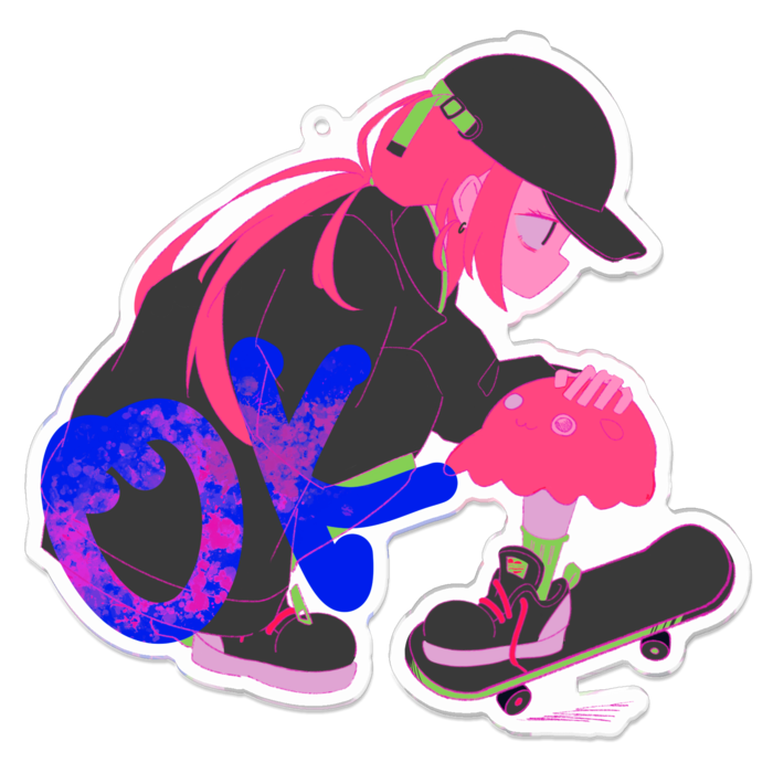 アクリルキーホルダー - 100 x 100 (mm)