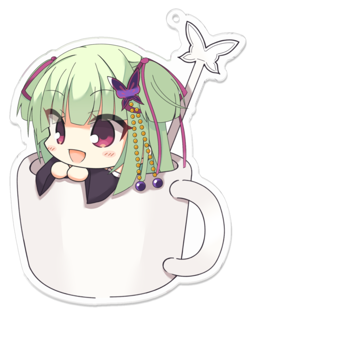 アクリルキーホルダー - 100 x 100 (mm)