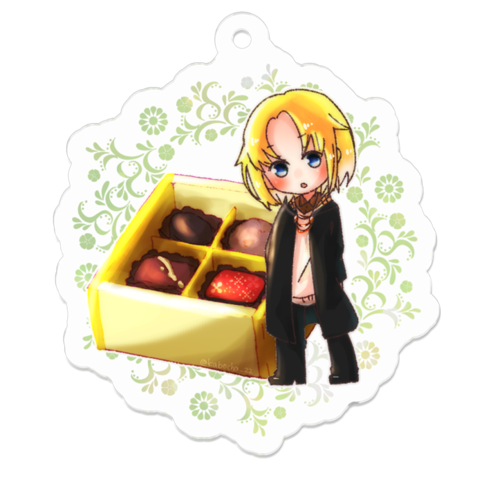 アクリルキーホルダー - 50 x 50 (mm)