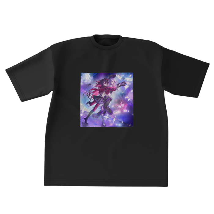 【黒】ビッグシルエットTシャツ 【XL】