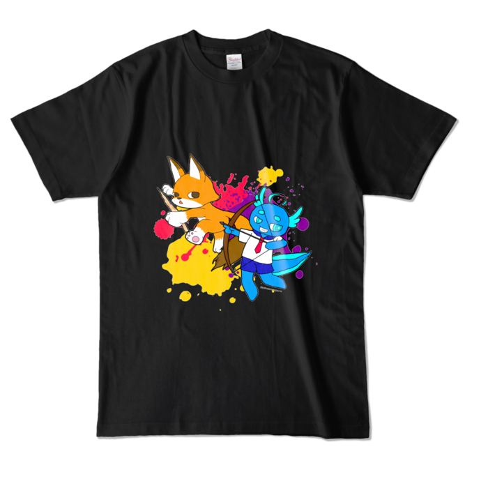 カラーTシャツ - L - ブラック (濃色)