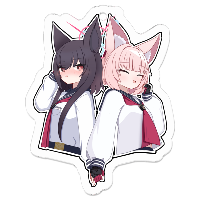 ニコ＆ユキノ (B) - 50 x 50 (mm)