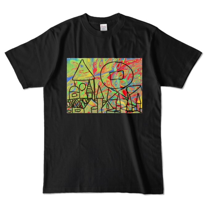 カラーTシャツ - L - ブラック (濃色)