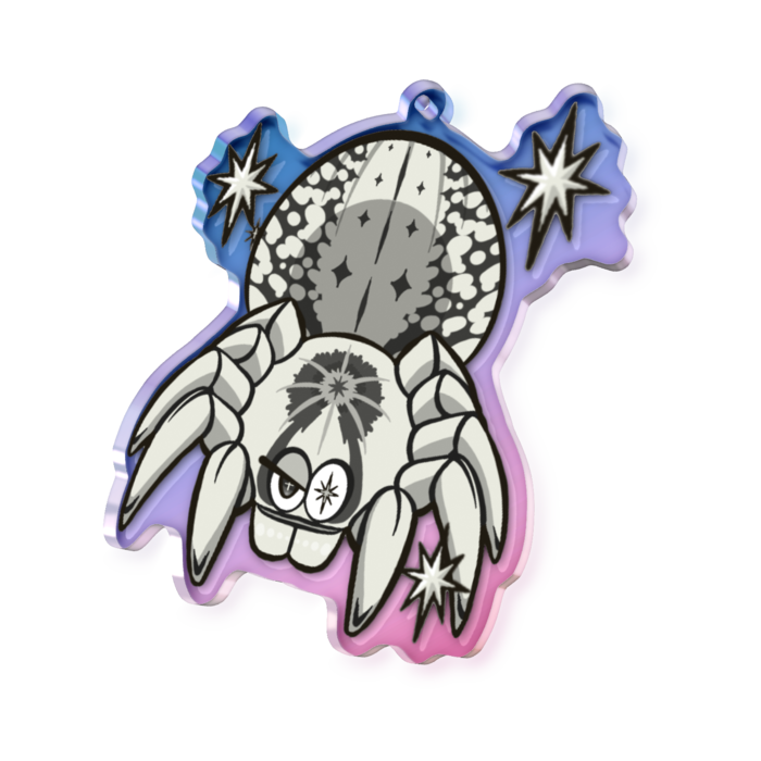 オーロラアクリルキーホルダー - 70 × 70mm