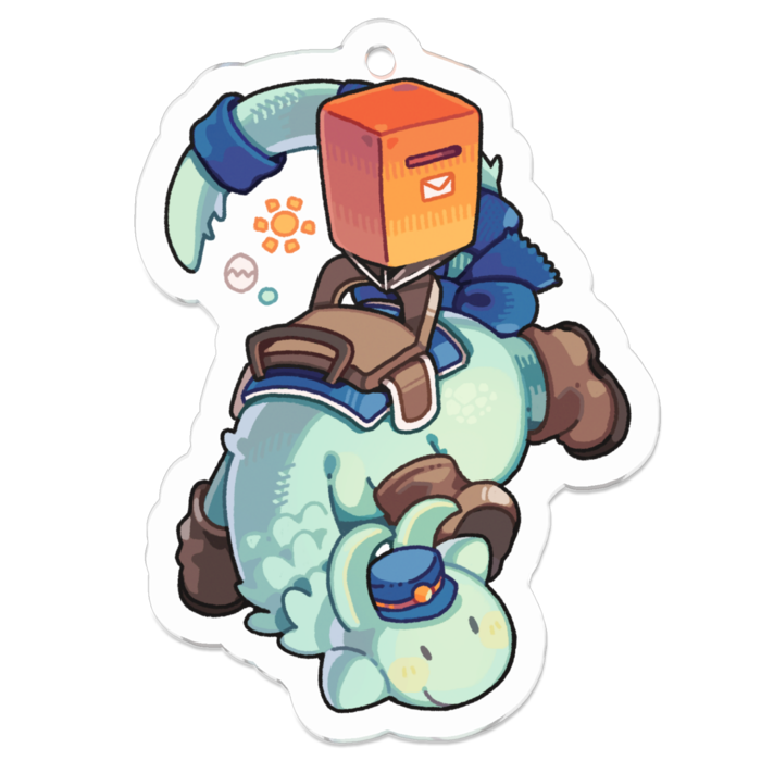 アクリルキーホルダー - 50 x 50 (mm)