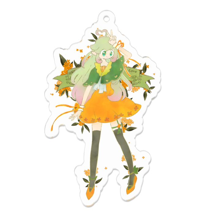 アクリルキーホルダー - 70 x 70 (mm)