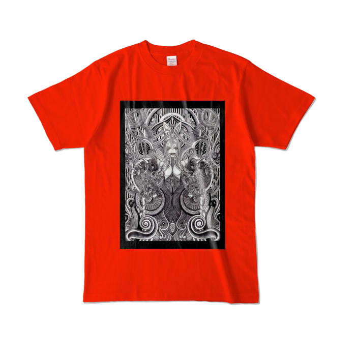 カラーTシャツ - L - レッド (濃色)