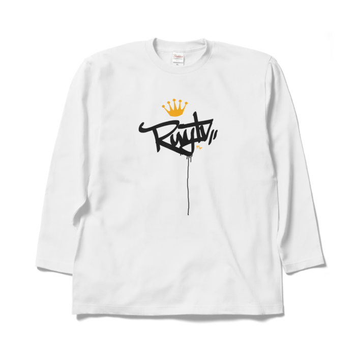 ロングスリーブTシャツ - XL - ホワイト(黄!PLAY)