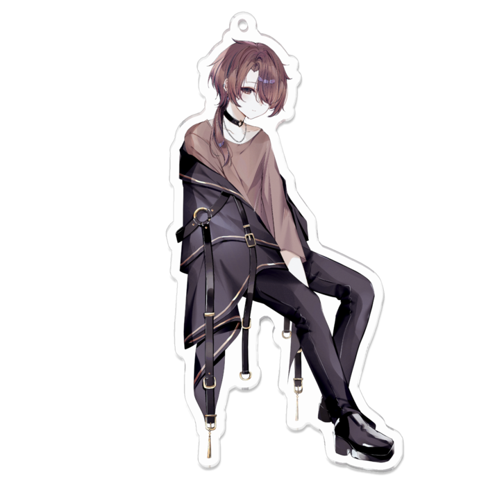 アクリルキーホルダー（コーティング） - 100 x 100 (mm)