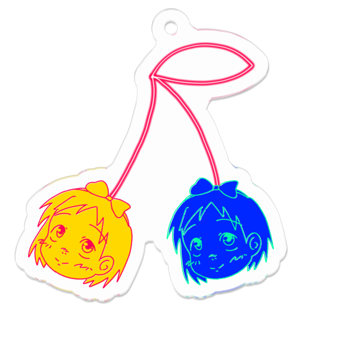アクリルキーホルダー - 50 x 50 (mm)