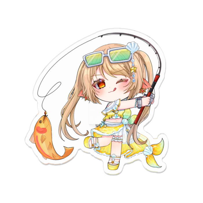アクリルバッジ - 70 x 70 (mm)