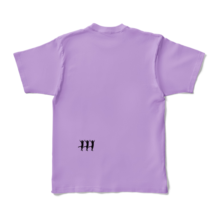 カラーTシャツ - XL - ライトパープル (淡色)(1)