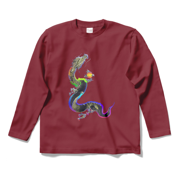 ロングスリーブTシャツ - S - バーガンディ