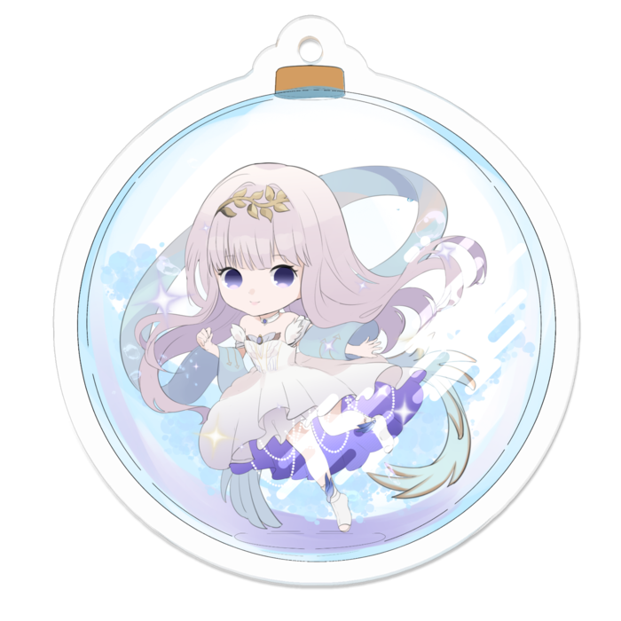 アクリルキーホルダー - 50 x 50 (mm)