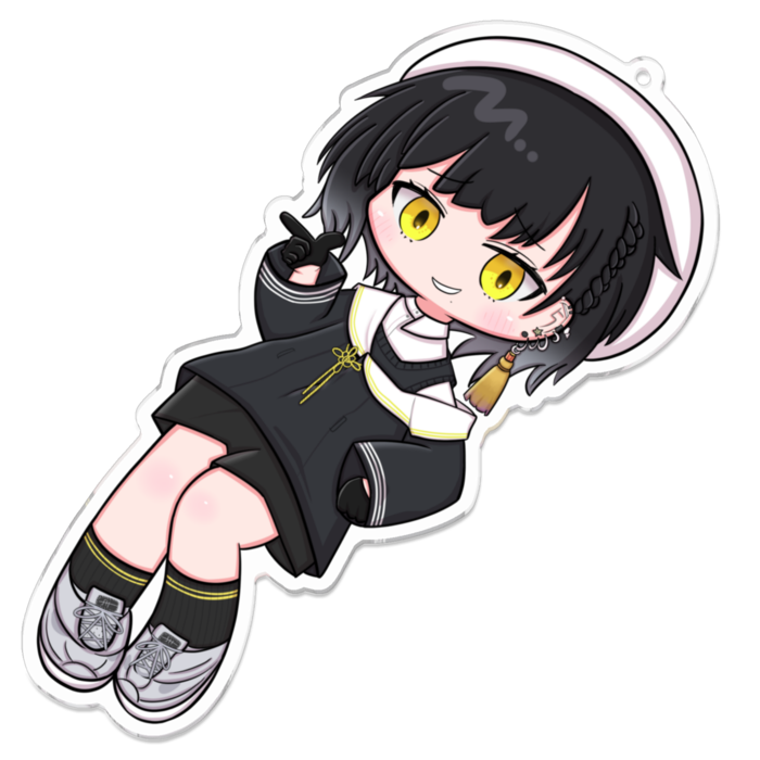 アクリルキーホルダーL - 100 x 100 (mm)