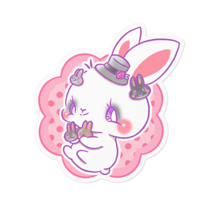 ステッカー - 100 x 100 (mm)