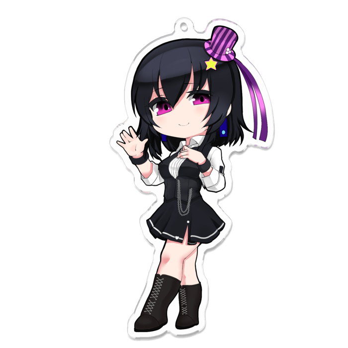 アクリルキーホルダー - 100 x 100 (mm)