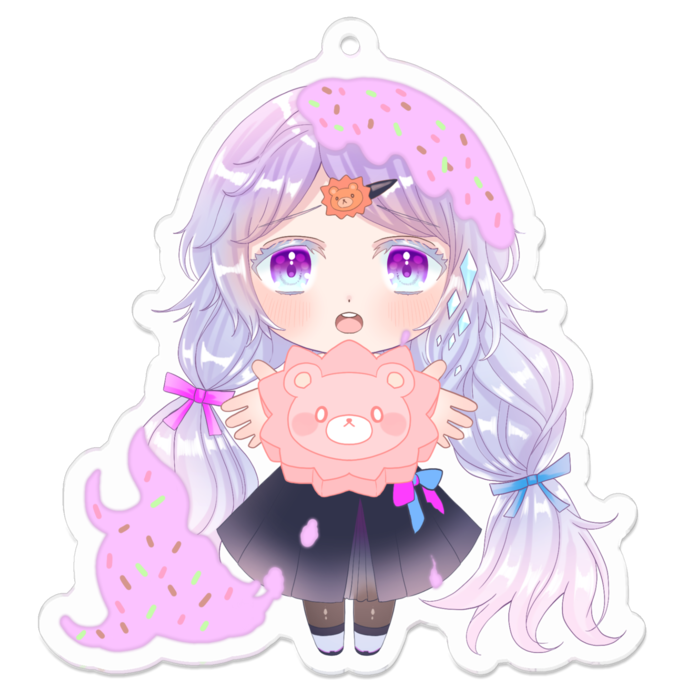 アクリルキーホルダー - 70 x 70 (mm)