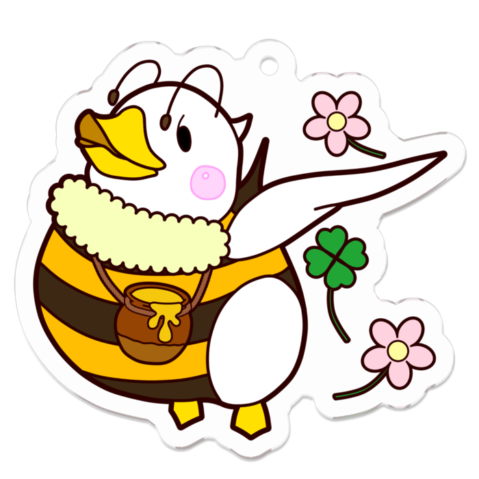 アクリルキーホルダー - 50 x 50 (mm)