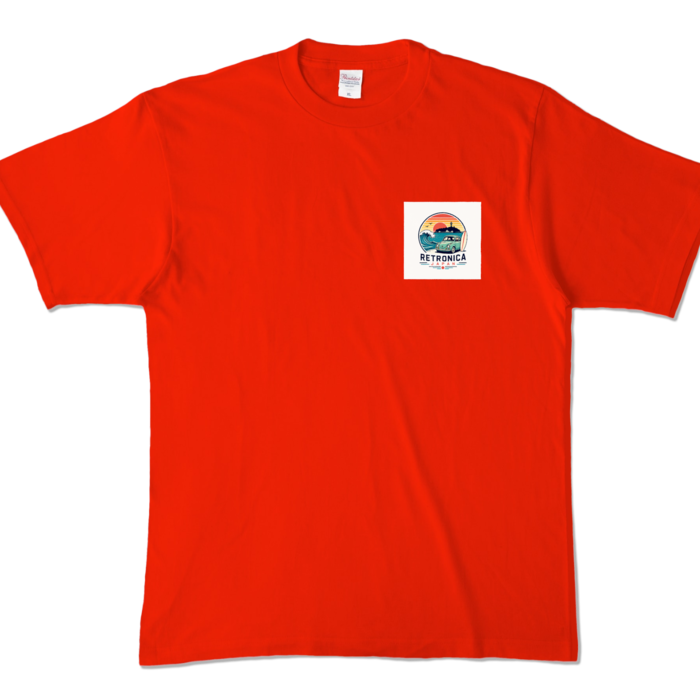 カラーTシャツ - XL - レッド (濃色)