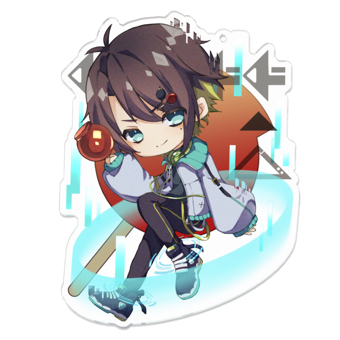 アクリルキーホルダー - 100 x 100 (mm)