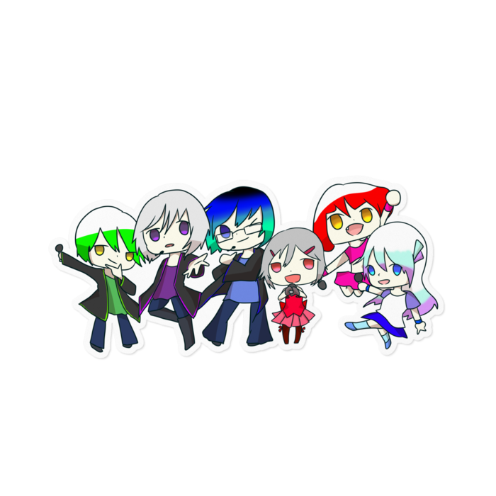 ステッカー - 160 x 160 (mm)
