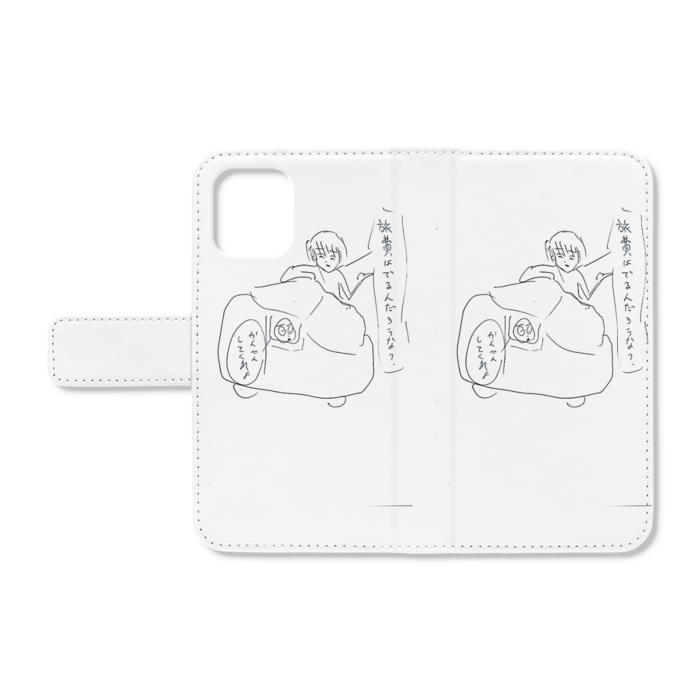 手帳型iPhoneケース - iPhone12 mini - ストラップ穴 なし