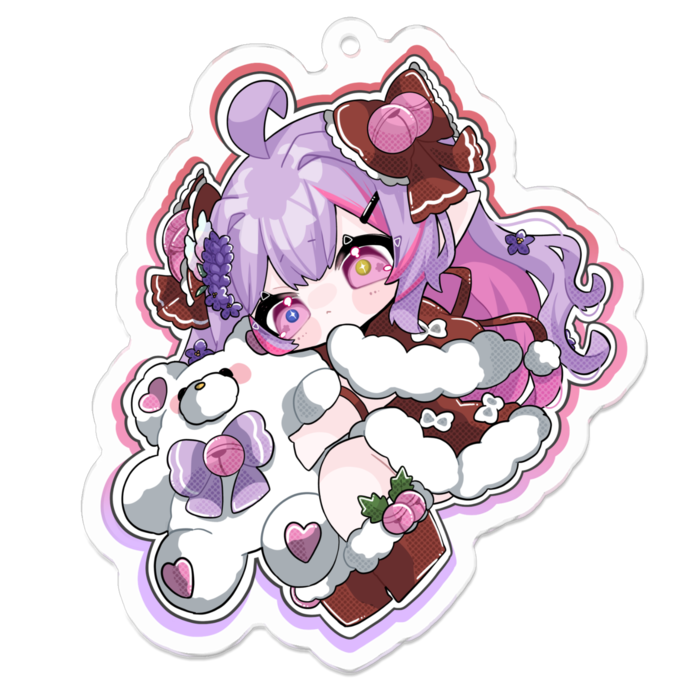 アクリルキーホルダー - 70 x 70 (mm)