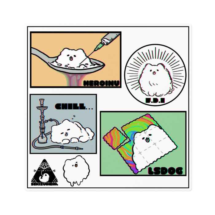 ステッカー - 160 x 160 (mm)