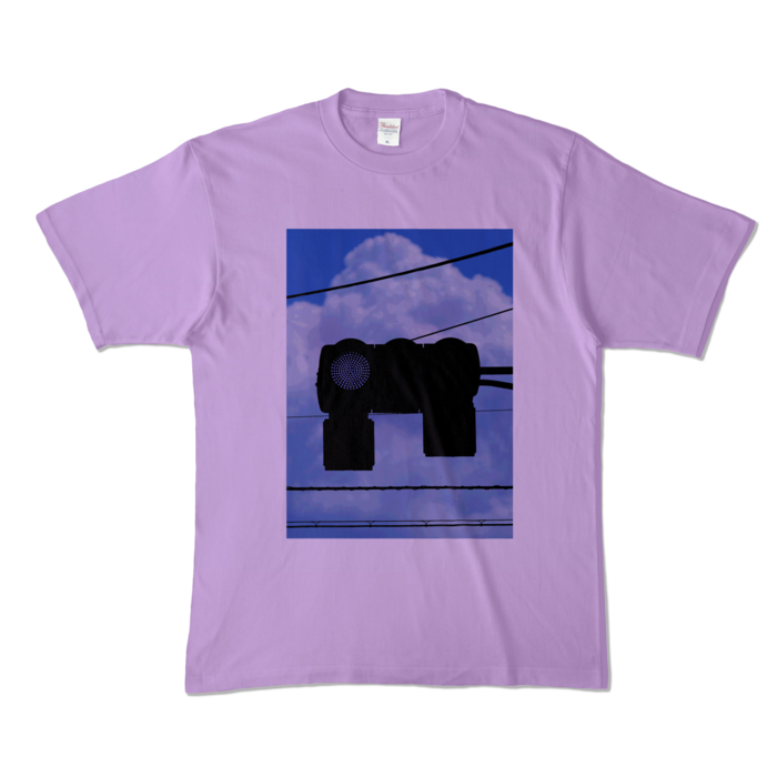カラーTシャツ - XL - ライトパープル (淡色)