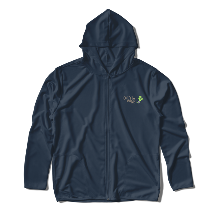 ジップパーカー - L - ネイビー