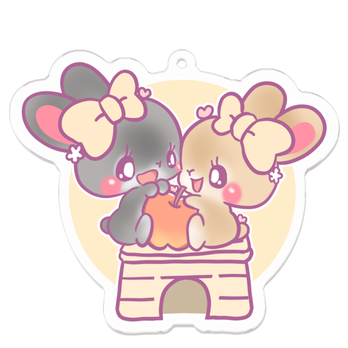 アクリルキーホルダー - 70 x 70 (mm)